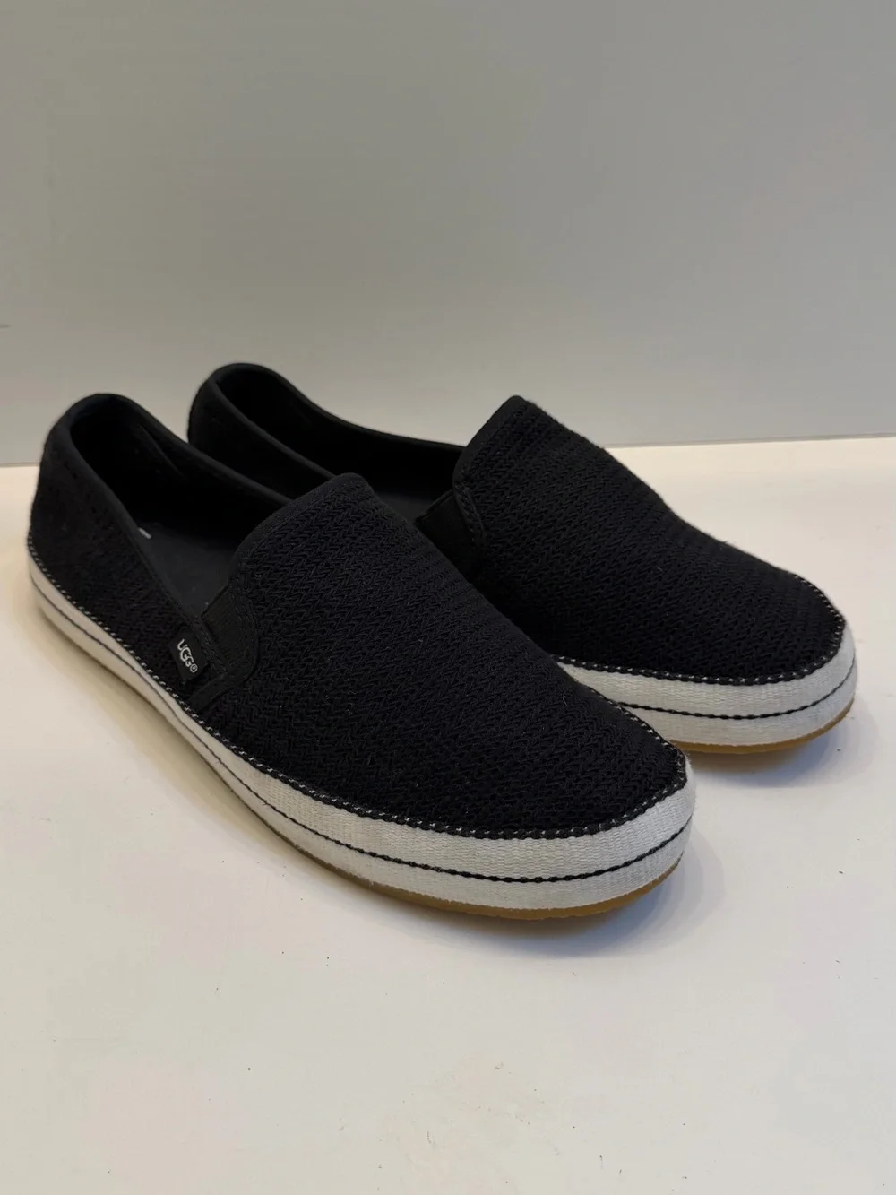 Ugg Bren Woven Knit Slip On size 10